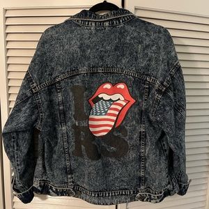Rolling Stones Jean Jacket